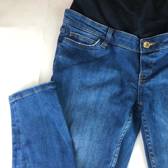 Zara premium skinny Mommy Fit maternity jean L - Picture 4 of 6